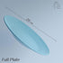 Sky Blue Marble Ceramic Set of 4 Dinner Plates - The Earth Store - Dinnerware